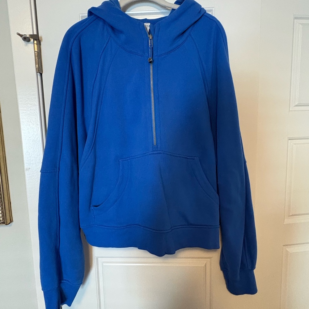 lululemon athletica Blue Oversized Scuba Hoodie